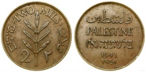 Palestine, 2 mils, 1941