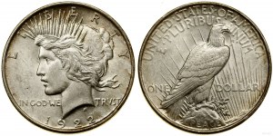 Spojené státy americké (USA), 1 dolar, 1922, Philadelphia