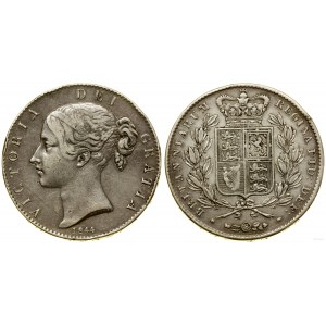 Wielka Brytania, 1 korona, 1844, Londyn