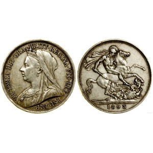 Wielka Brytania, 1 korona, 1893, Londyn