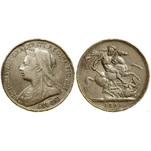 Wielka Brytania, 1 korona, 1899, Londyn