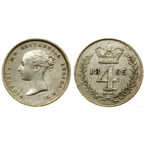 Wielka Brytania, 4 pensy, 1865, Londyn
