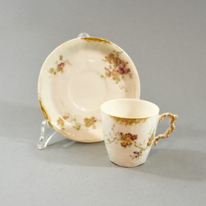 Cup and saucer, Limoges, 1883-1893.