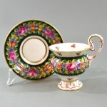 Cup and saucer, Germany, Thuringia, 18th/19th century.