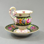 Cup and saucer, Germany, Thuringia, 18th/19th century.