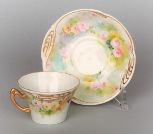 Cup and saucer, Germany, Rosenthal, 1898-1906