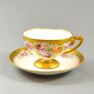 Cup and saucer, Germany Rosenthal, ca. 1910.