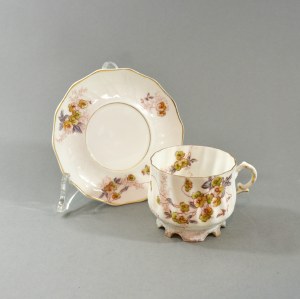 Cup and saucer, Germany, Rosenthal, 1898-1906.