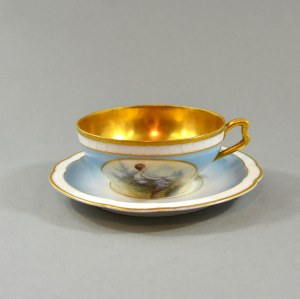 Cup and saucer, Germany, Rosenthal, circa 1901.