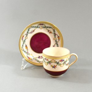 Cup and saucer, Ludwigsburg, 1758-93