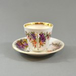 Cup and saucer, Silesia, Walbrzych, circa 1870.