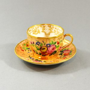 Cup and saucer, note France, late 19th century