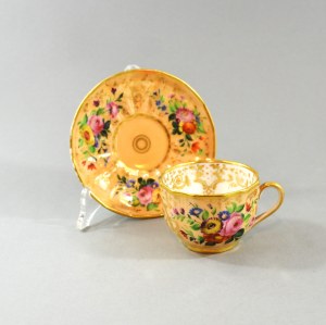 Cup and saucer, note France, late 19th century