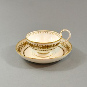 Cup and saucer, France, Sèvres, 1848.
