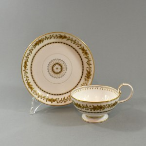 Cup and saucer, France, Sèvres, 1848.