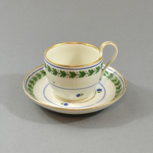 Cup and saucer, Vienna, 1832-34.