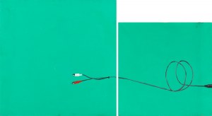 Wilhelm Sasnal (b. 1972, Tarnów), Untitled (diptych), 1999