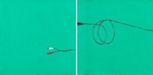 Wilhelm Sasnal (b. 1972, Tarnów), Untitled (diptych), 1999