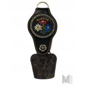 Austria - Commemorative Cow Bell with Embroidered Pendant
