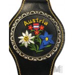 Austria - Commemorative Cow Bell with Embroidered Pendant