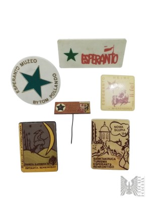 Esperanto Club Anstecknadel Sammlung