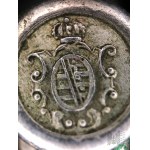 XIX/XX w. - Wiktoriańska(?) Portmonetka z Muszli z Herbem Saksonii