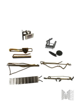 Set of Cufflinks and Tie Clips