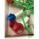 PRL, Pabianice - Miniaturowy Oświetleniowy Komplet Choinkowy, Pabianicka Fabryka Żarówek POLAM-Pabianice - Oryginalne Opakowanie