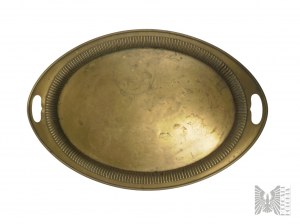 Warsaw, 20th c. - Large Tray in Art Deco Style with Handles