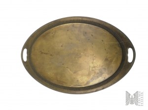 Warsaw, 20th c. - Large Tray in Art Deco Style with Handles