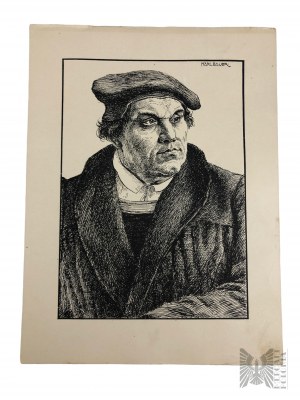 Karl Bauer (1868-1942) - Kolekcja Odbitek Grafik Martin Luther