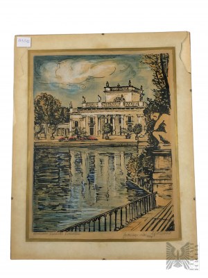 Artiste inconnu (A. Motuńska ?), 20e siècle. - Łazienki Królewskie W Warszawie