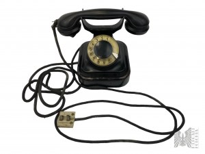 1920s. - Starý bakelitový telefon W28 210 W 25 (Siemens-Halske?).