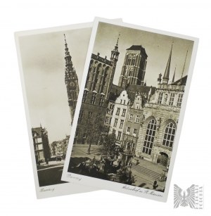 Dantzig - Deux cartes postales Dantzig, G. Kelting