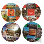 PRL - Collection of Postcards of Polish Cities: Malbork, Gdansk, Gdynia and Others