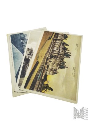 First half of the 20th century, Tarnowskie Góry (Tarnovitz) - Three Postcards New Castle, Swierklaniec (Neues Schloss, Neudeck o/S.), Published by Alfred Adolph