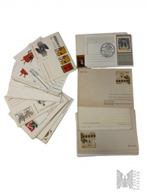 People's Republic of Poland - Miscellaneous One-Sided Type Postcards