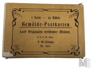 Deutschland, Köln - Postkartenset mit Gemäldereproduktionen, 42-teilig