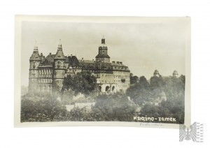 First half of the 20th century, ca. 1945-1947. - Six Postcards of Książ Castle (Książno/Fürstenstein).