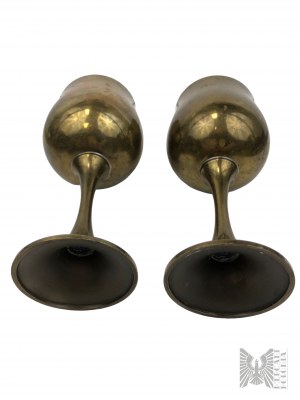 Portugal - Pair of Brass Cups