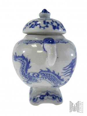 République populaire de Pologne - Sucrier peint à la main en Chine Type de porcelaine