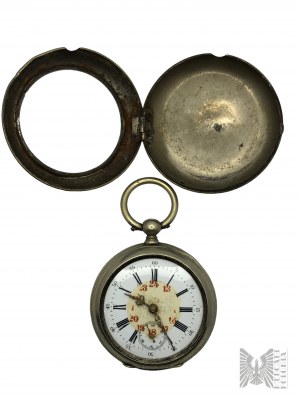 Silver (?) Cylindre 6 Rubis Pocket Watch
