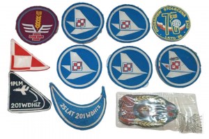 Collezione di patch dell'aeronautica militare dell'esercito polacco e di altri paesi