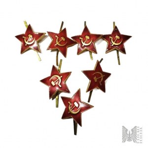 SSSR Group Set for Onuc - Sedm odznaků s komunistickou hvězdou