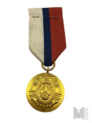 PRL - Badge of X Years in the Service of the Nation and Medal for Meritorious Service to the National Defense Leagues.