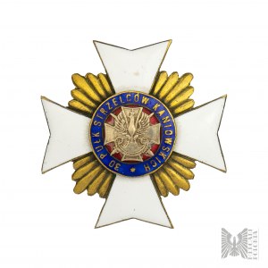 Dôstojnícky odznak 30. streleckého pluku Kaniowski - kópia