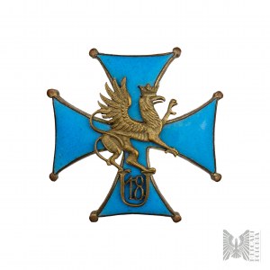 Dôstojnícky odznak 18. pluku kopijníkov - kópia