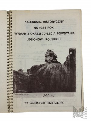PRL, 1984 r. - Książka Kalendarz Historyczny 