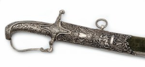 Magnate sabre in silver mount
