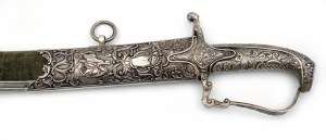 Magnate sabre in silver mount